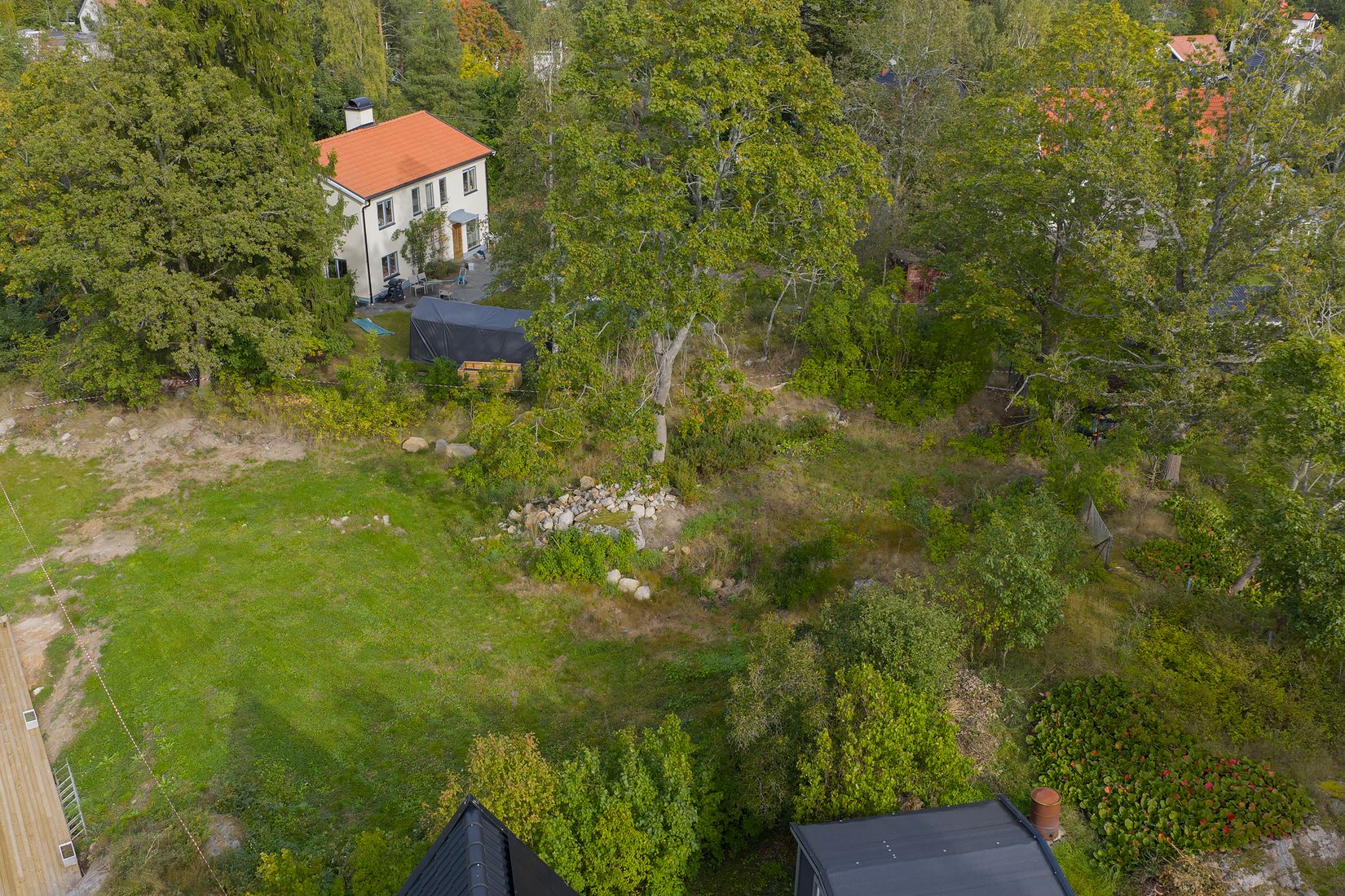 Tomt, Älgskyttevägen 5A, Stuvsta, Huddinge