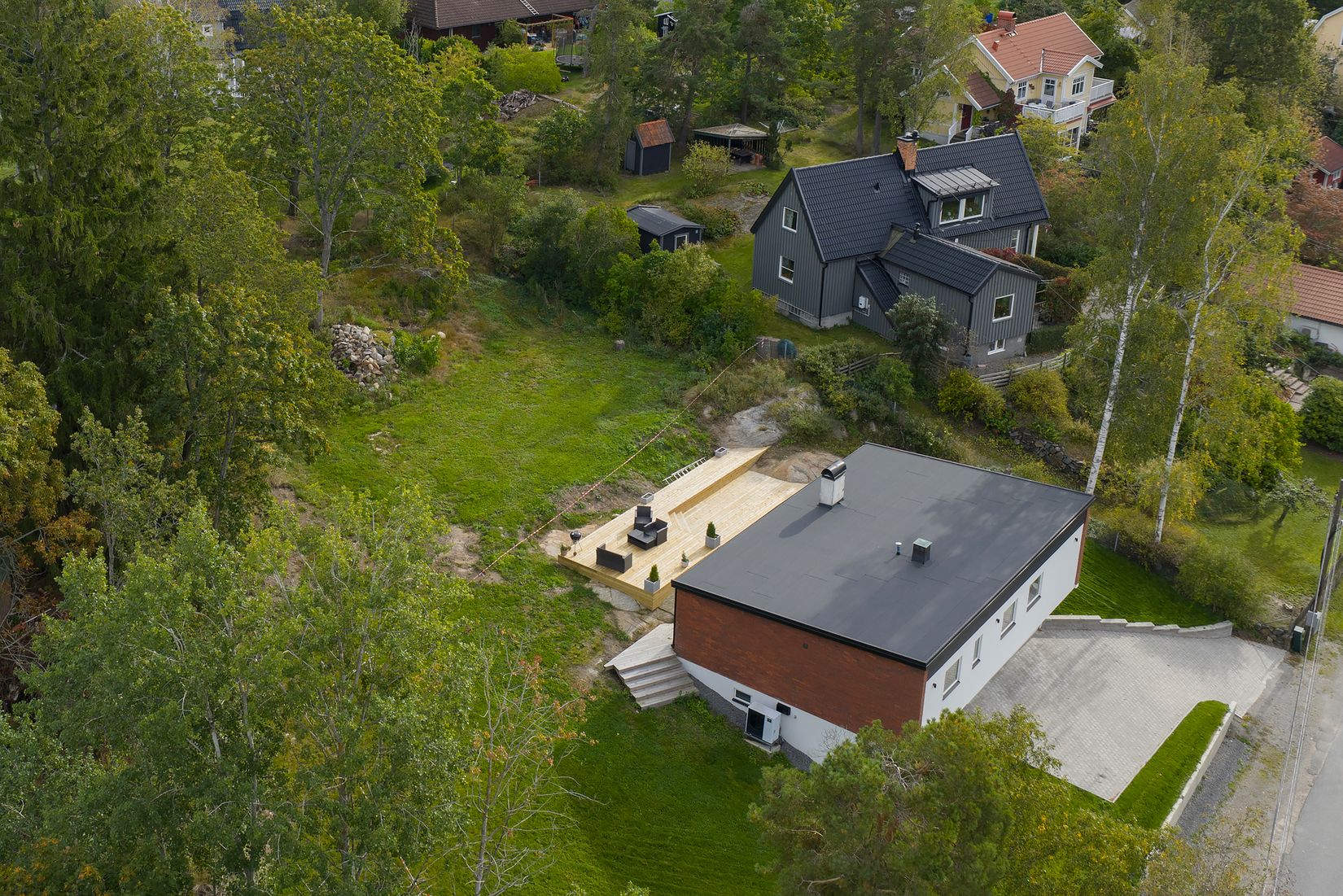 Tomt, Älgskyttevägen 5A, Stuvsta, Huddinge