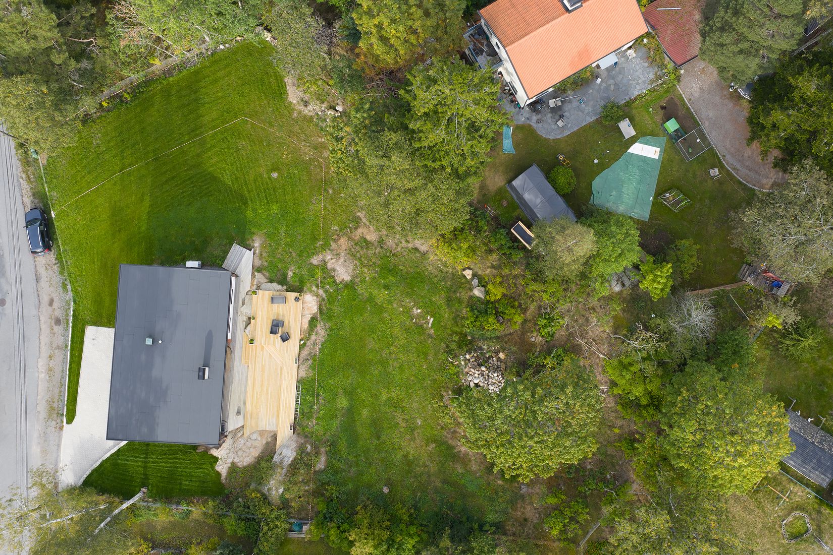Tomt, Älgskyttevägen 5A, Stuvsta, Huddinge