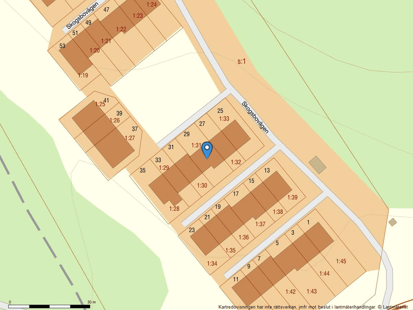 Villa, Radhus, Skogsbovägen 29, Kållered - Skogsbo, Mölndal