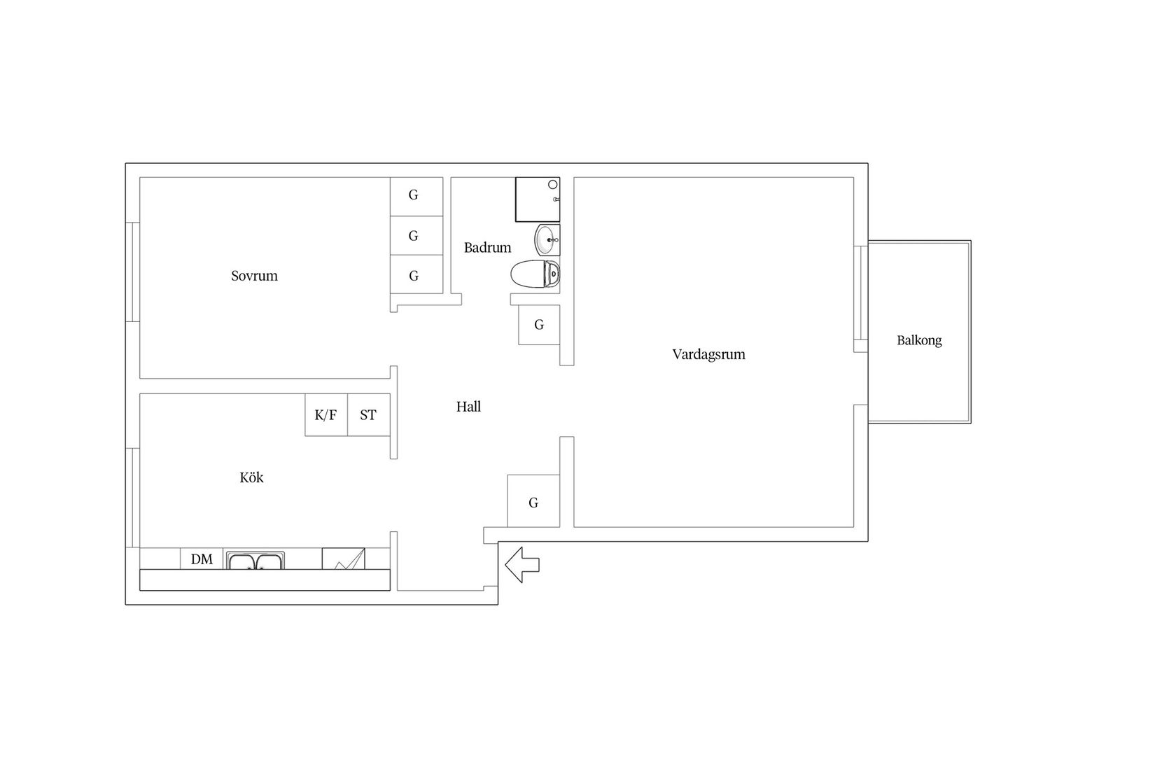 Bostadsrätt, Vänortsgatan 4D, Mölndal - Bosgården, Mölndal
