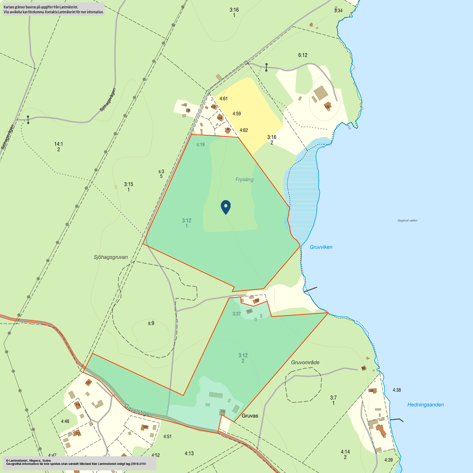 Gård/Skog, Gavelstigen 100, Sandviken