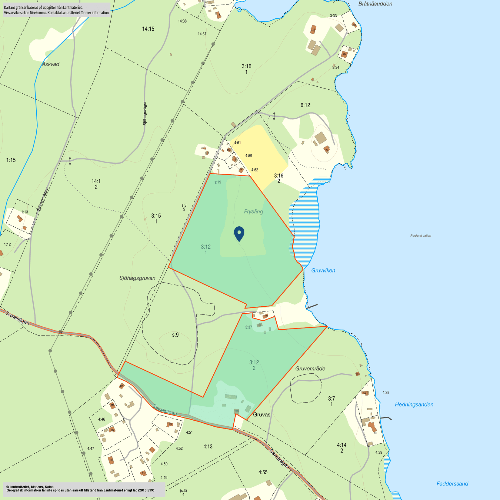 Gård/Skog, Gavelstigen 100, Sandviken