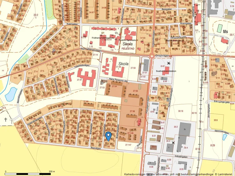 Villa, Dragongatan 11, Södervång, Svalöv