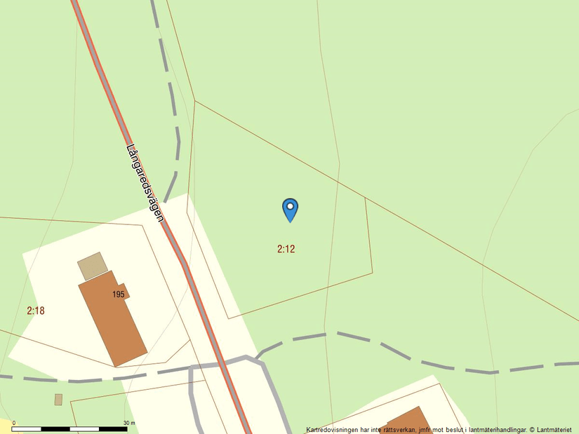 Tomt, Långaredsvägen, Alingsås