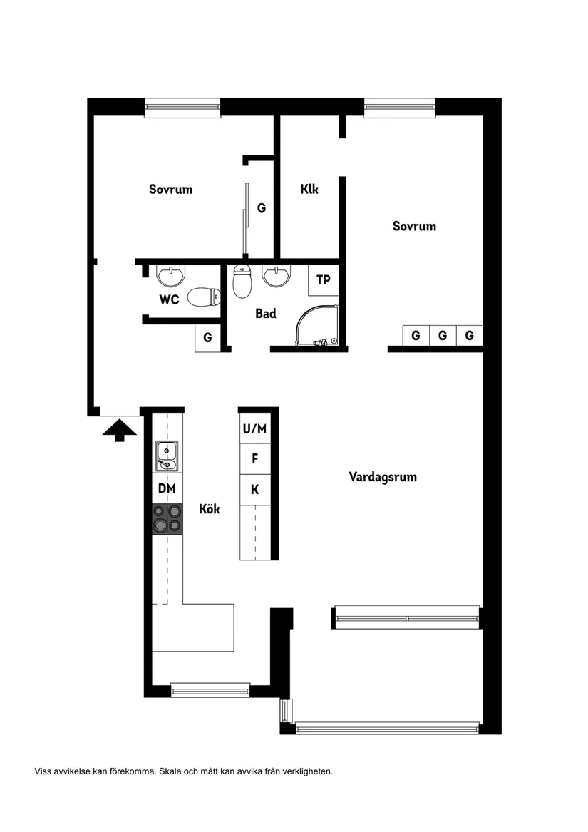 Bostadsrätt, Kung Karls Väg 5B, Kungahusen, Trelleborg