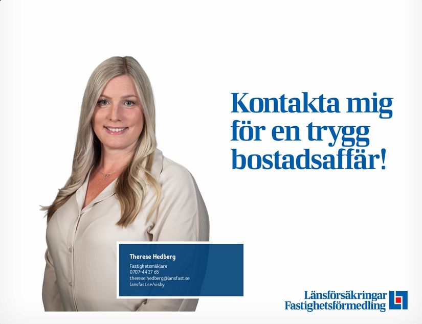 Bostadsrätt, Humlegårdsvägen 9, Visby - Länna, Gotland