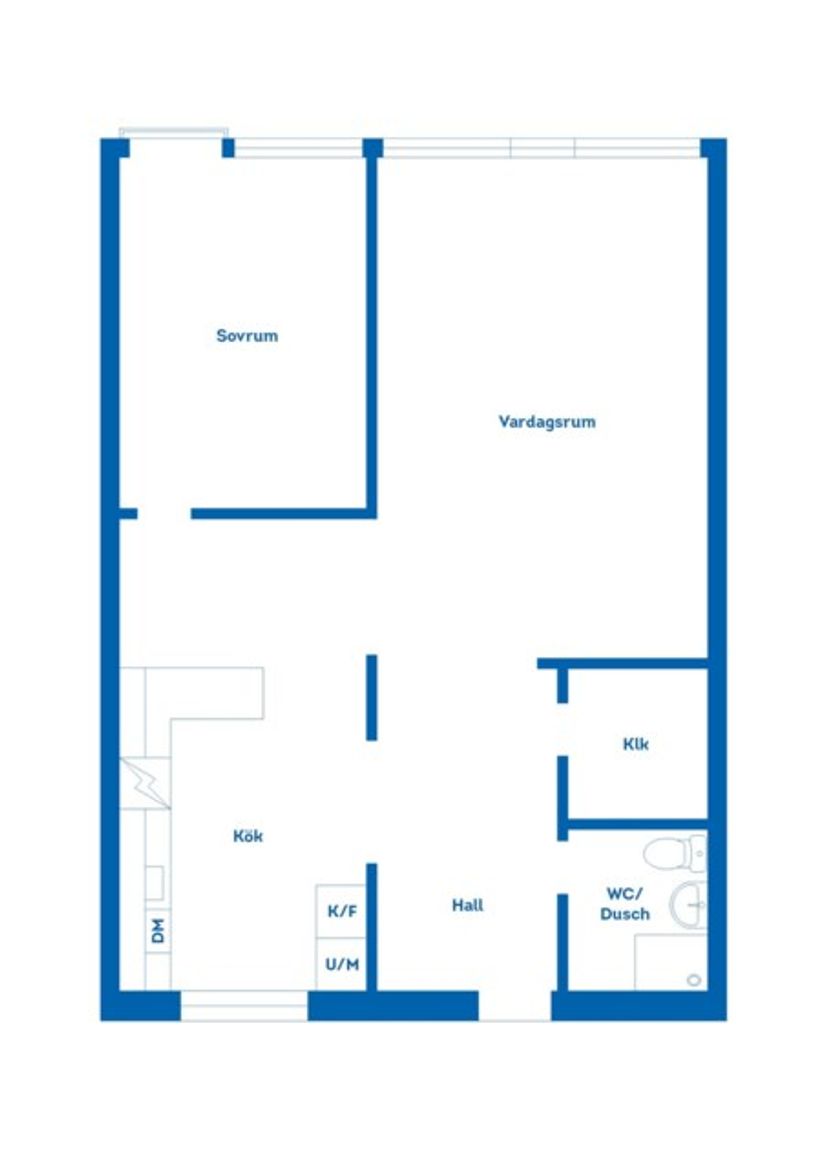 Bostadsrätt, Södra kungsgatan 18B, Söder, Gävle