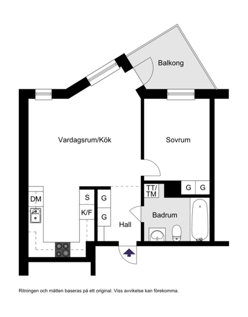 Bostadsrätt, Nybohovsbacken 35D, Liljeholmen, Stockholm