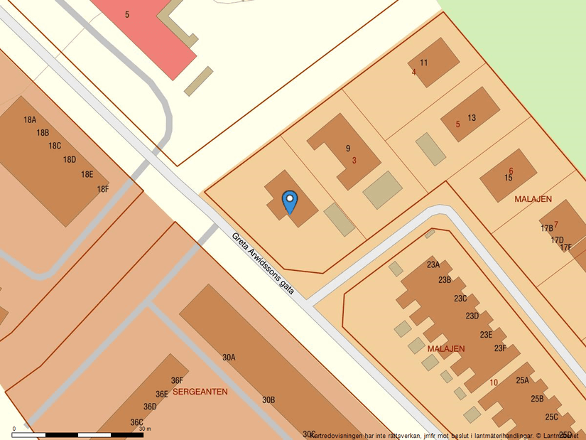 Villa, Greta Arwidssons gata 7, Gotland