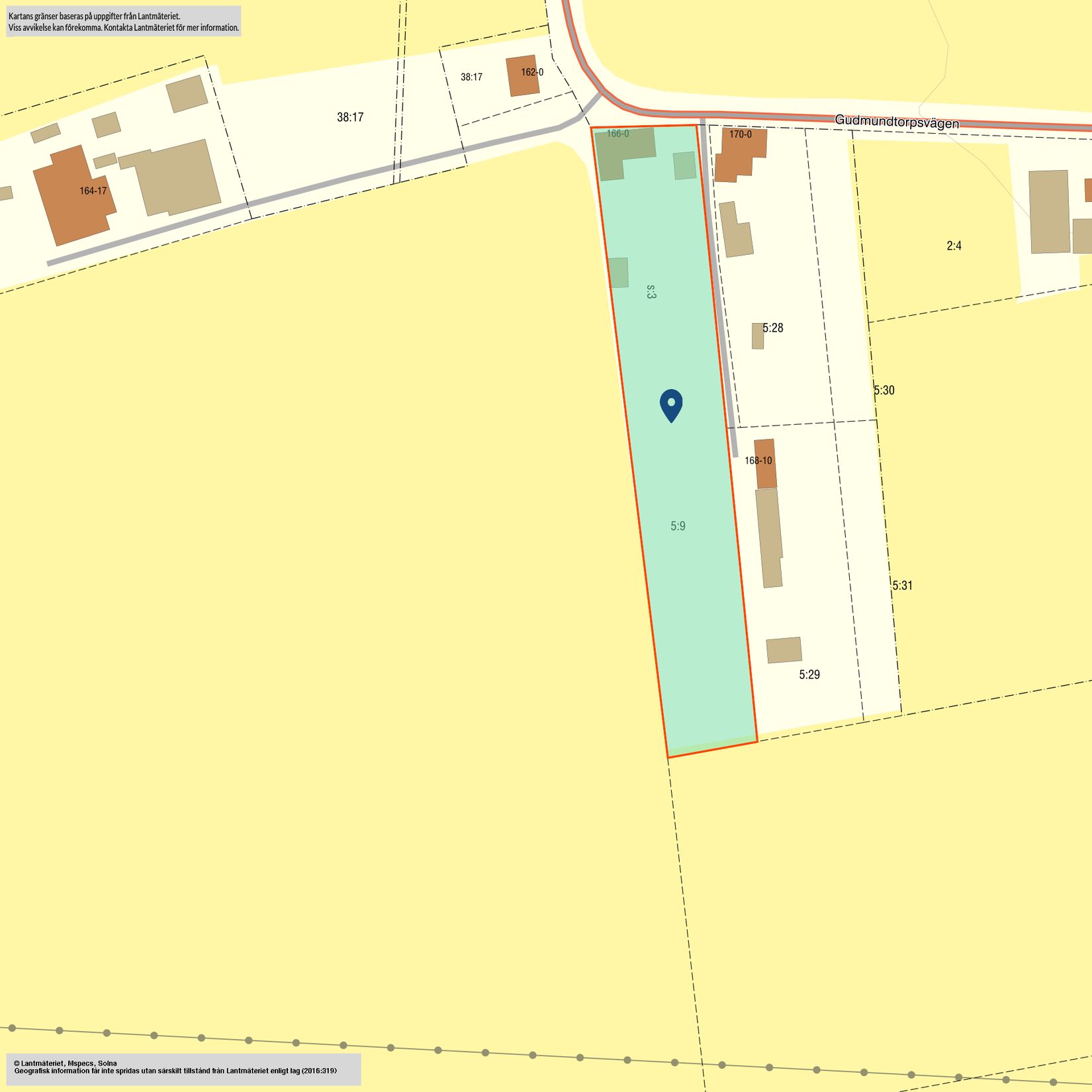 Villa, Gudmundtorpsvägen 166-0, Stora Beddinge, Trelleborg
