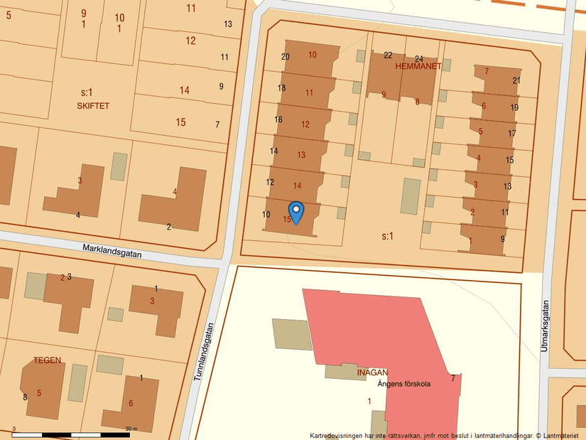 Villa, Radhus, Tunnlandsgatan 10, Norra Borstahusen, Landskrona