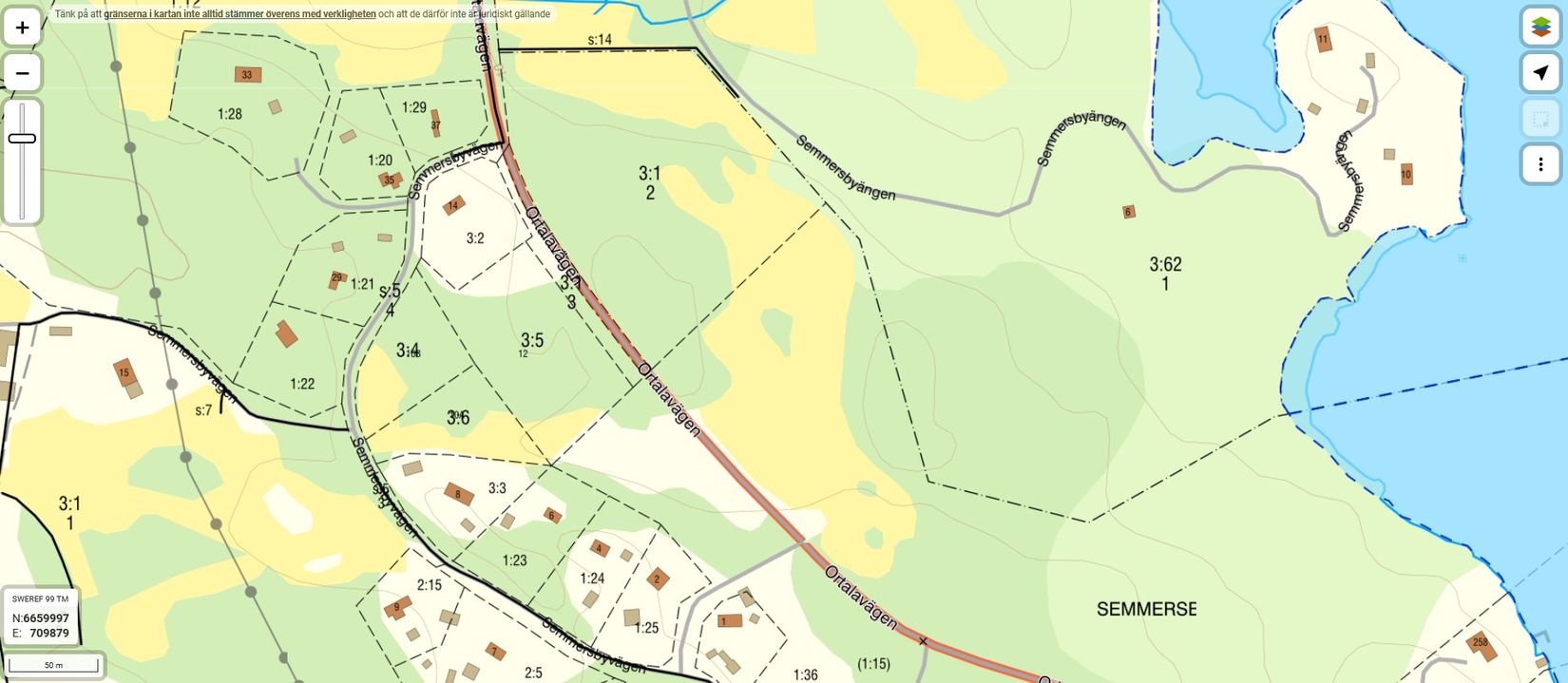 Tomt, Semmersbyvägen 10a, Väddöviken, Norrtälje