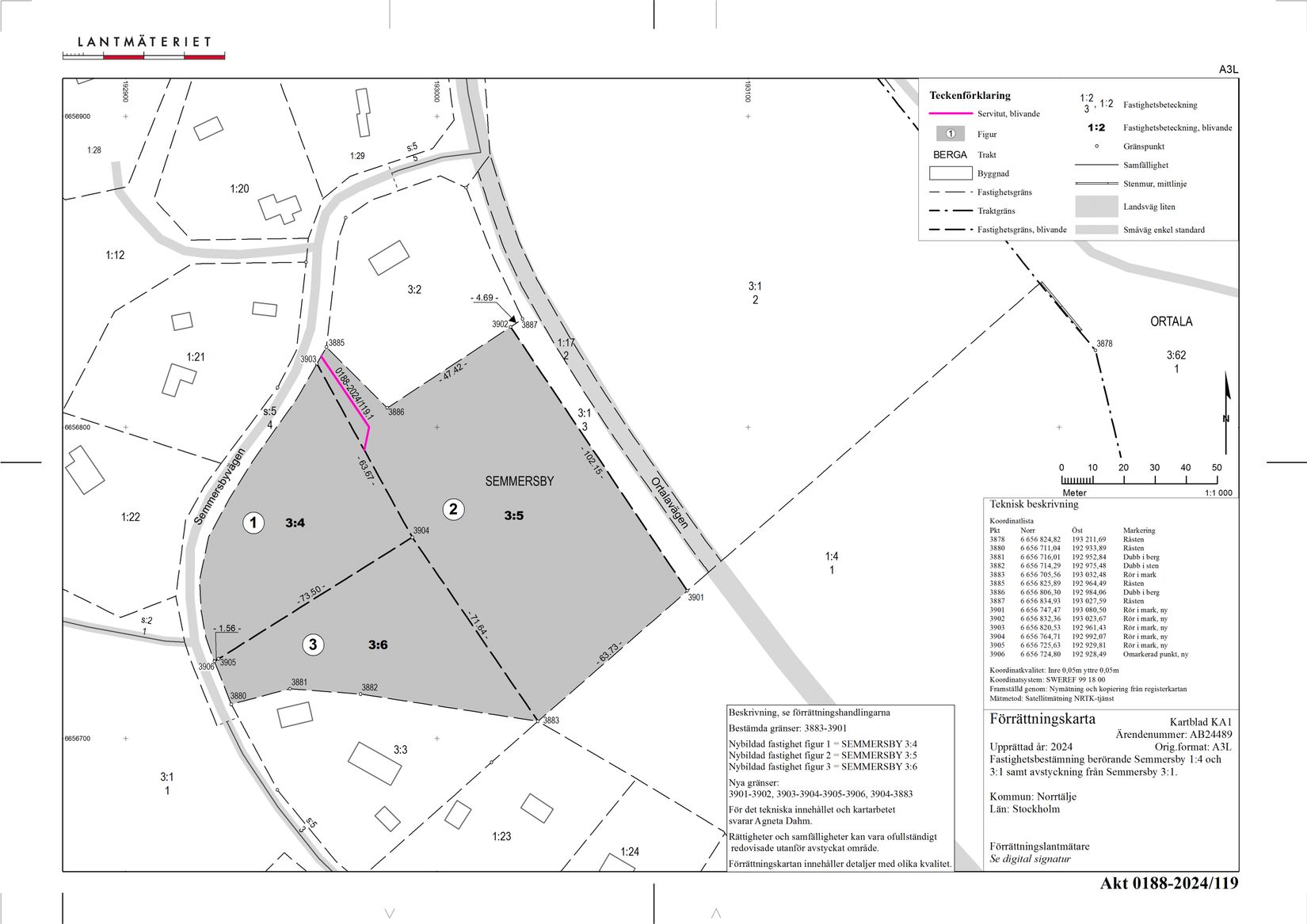 Tomt, Semmersbyvägen 10a, Väddöviken, Norrtälje