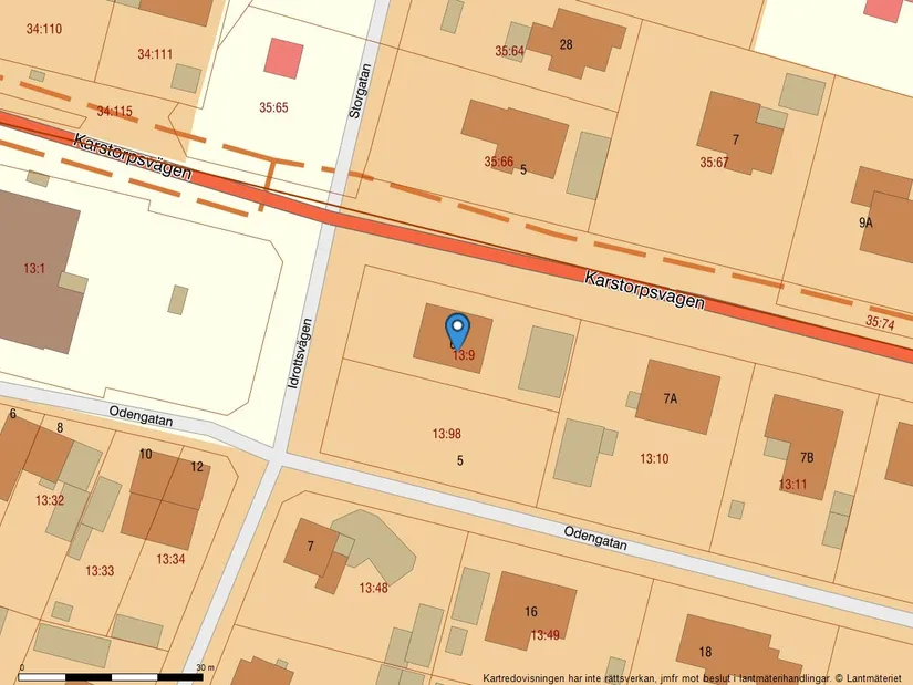 Villa, Karstorpsvägen 6, Lomma - Gamla delen, Lomma