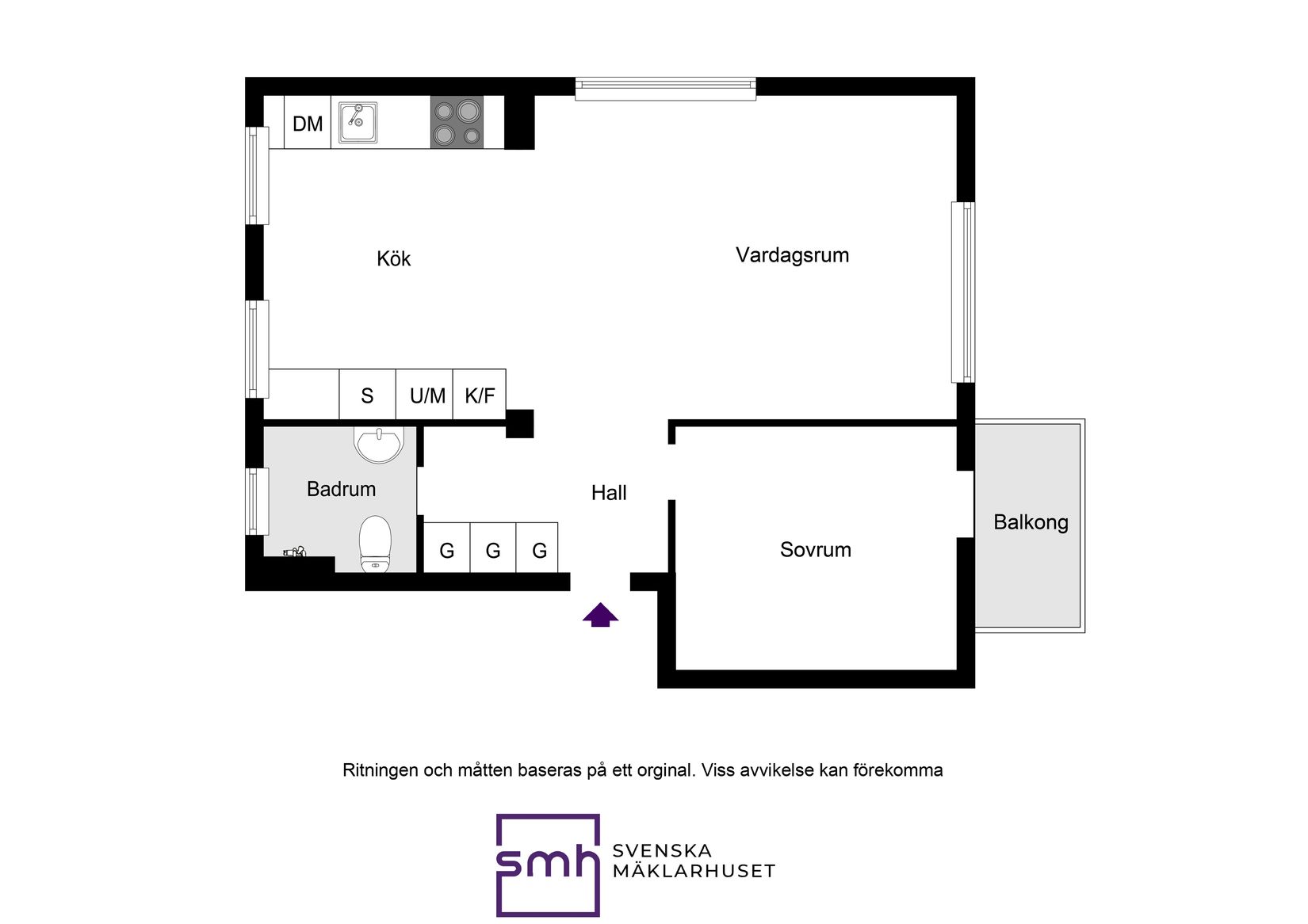 Bostadsrätt, Bergslagsvägen 23, Bromma / Brommaplan, Stockholm