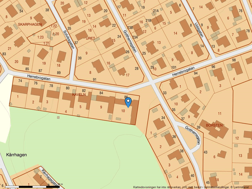 Villa, Herrebrogatan 86, Skarphagen, Norrköping