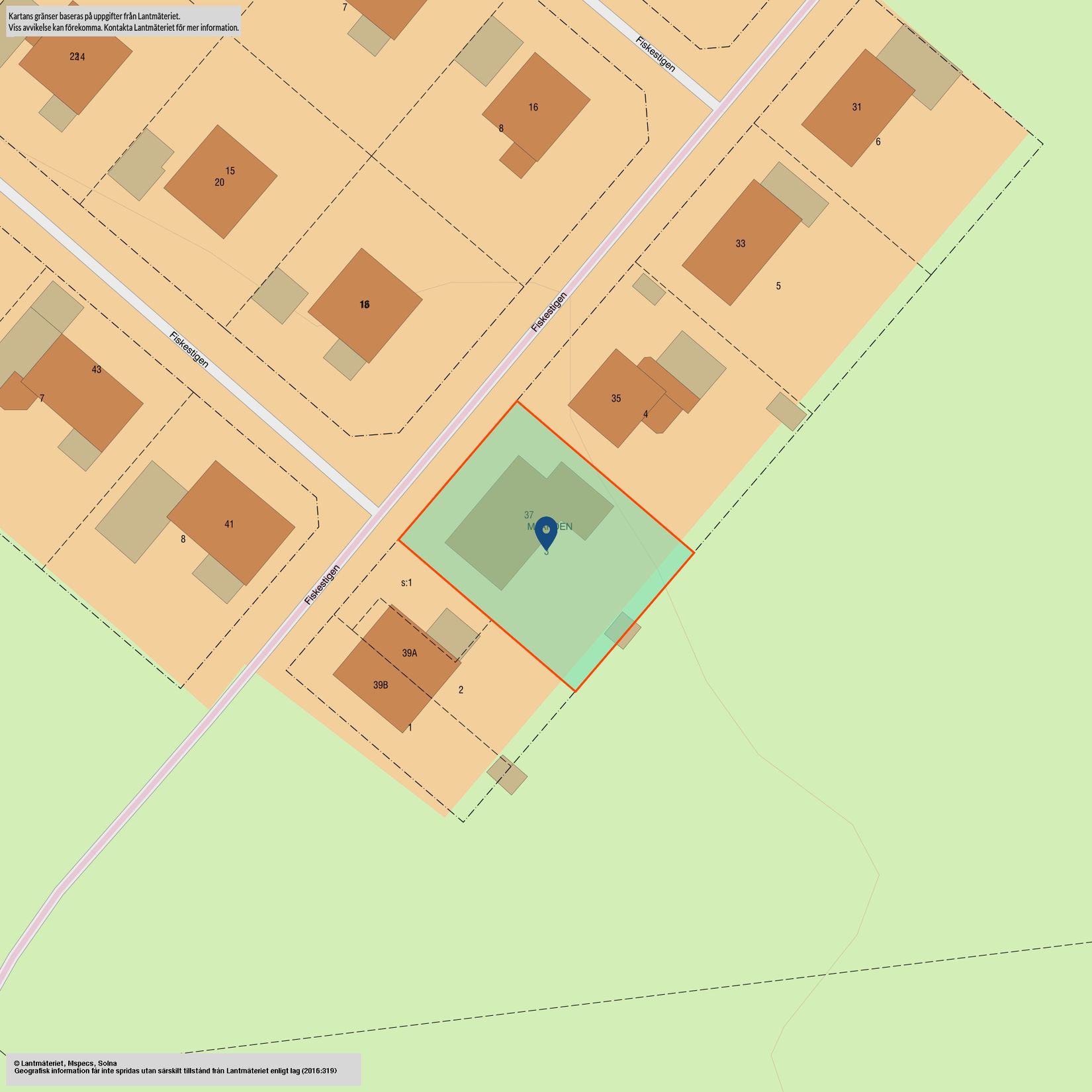 Villa, Fiskestigen 37, Holmsund, Umeå