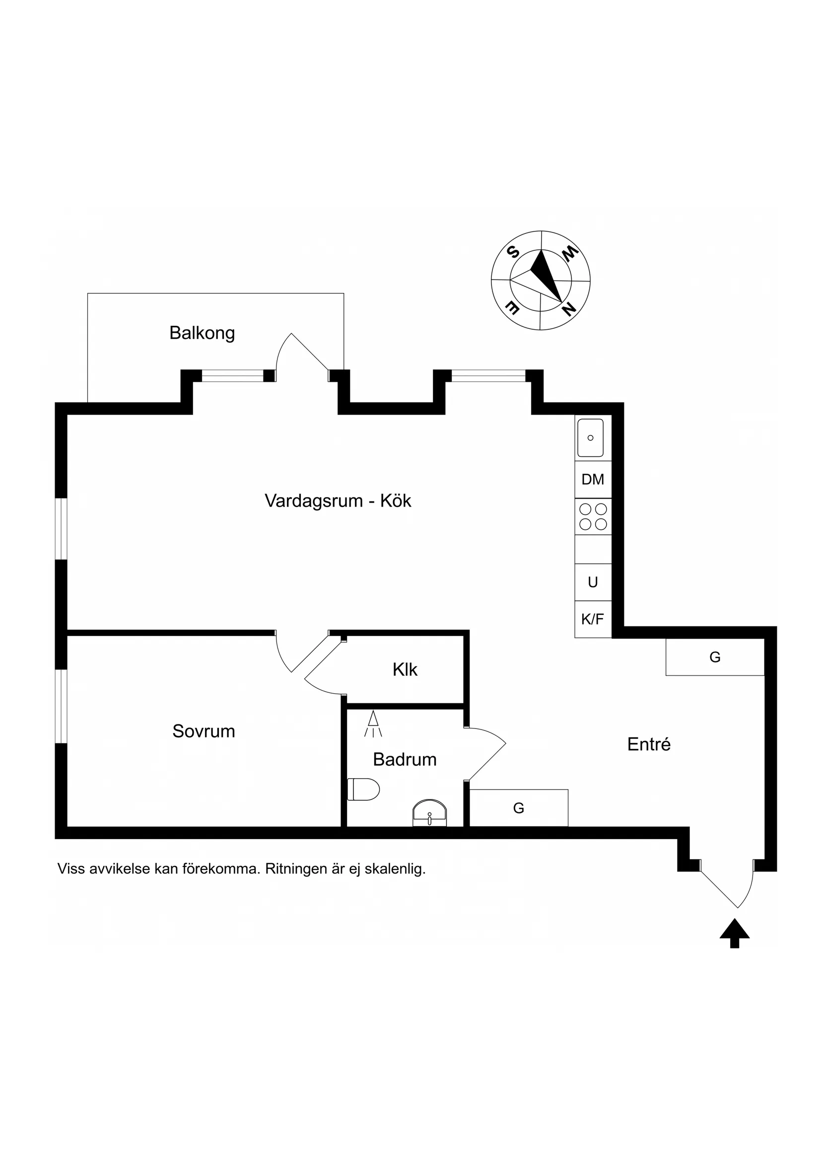 Bostadsrätt, Rodhes Väg 2, Söder/Hästhaga, Varberg