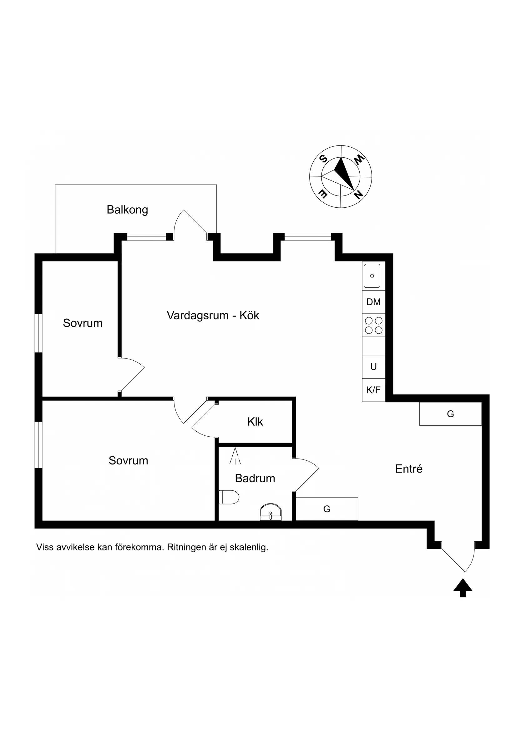 Bostadsrätt, Rodhes Väg 2, Söder/Hästhaga, Varberg