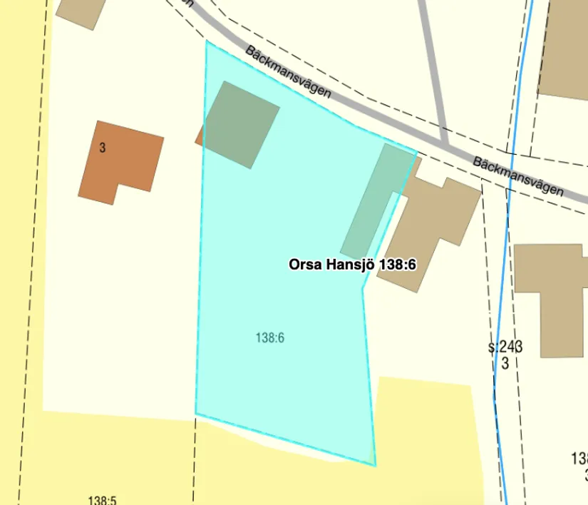 Villa, Bäckmansvägen 1, Hansjö, Orsa