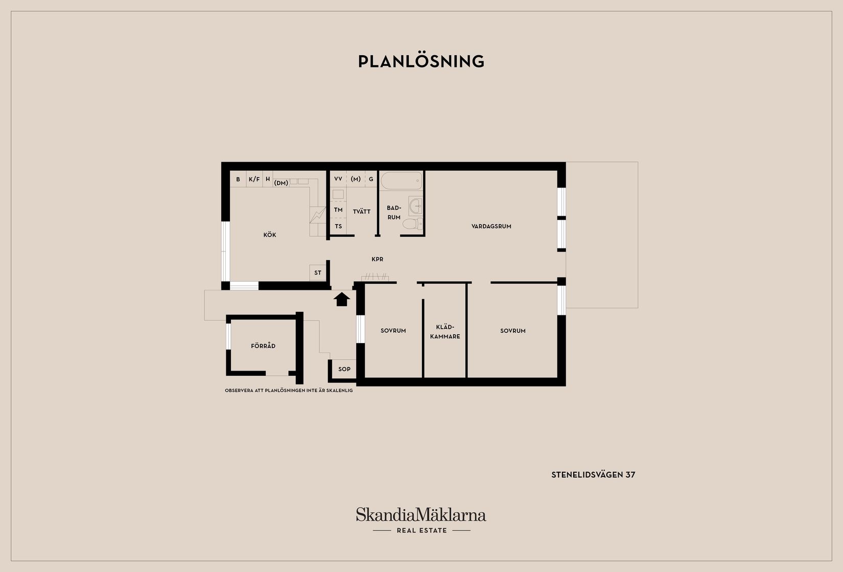 Bostadsrätt, Stenelidsvägen 37, Södra Ryd, Skövde