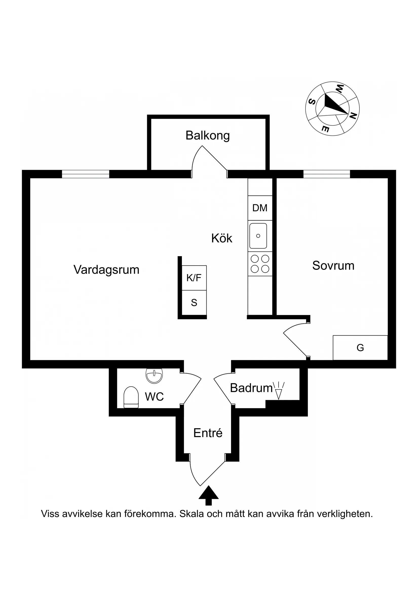 Bostadsrätt, Gerlachs väg 4, Centrum, Varberg