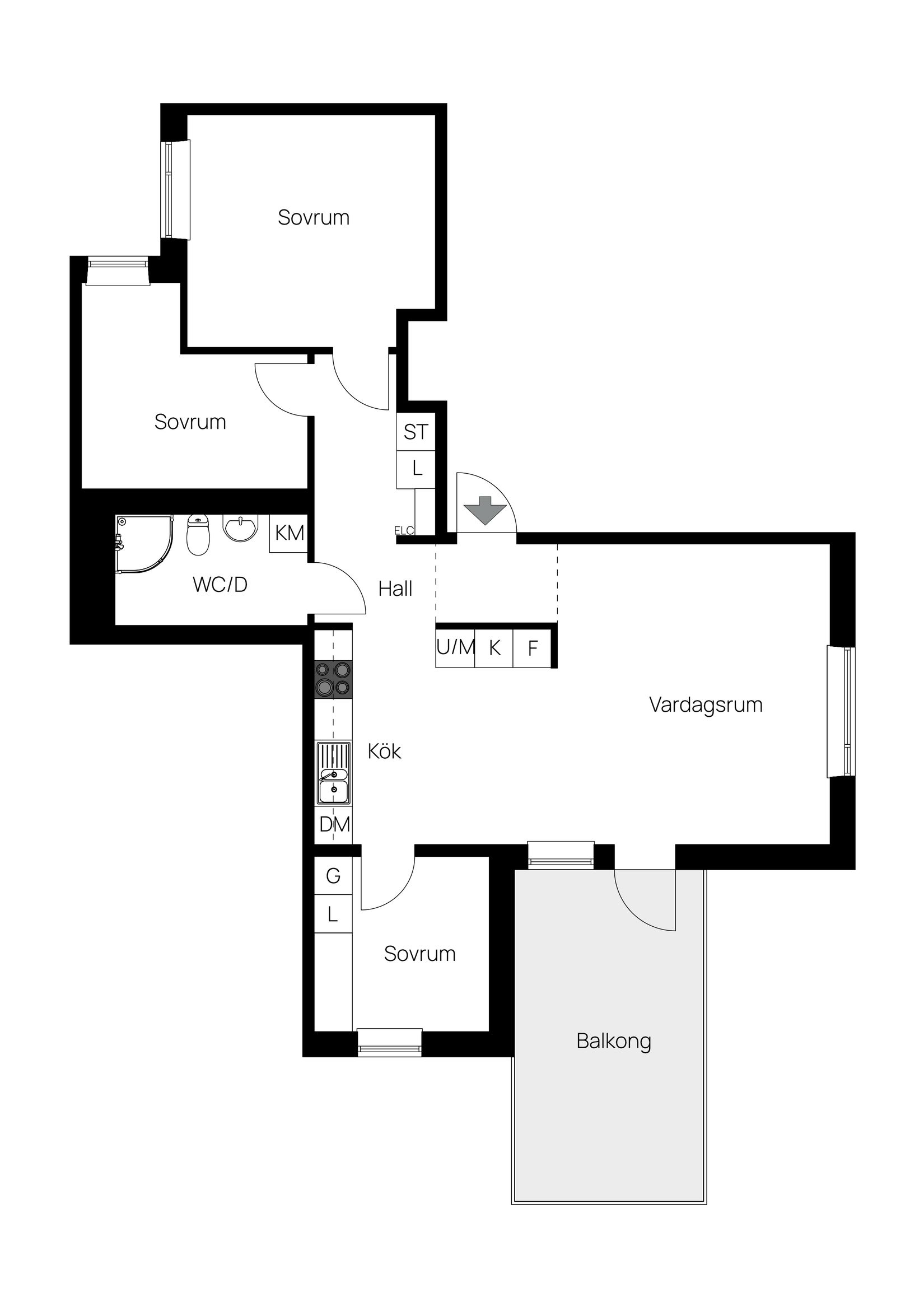 Bostadsrätt, Femstenavägen 9, Brunna Park, Norrboda, Upplands-Bro