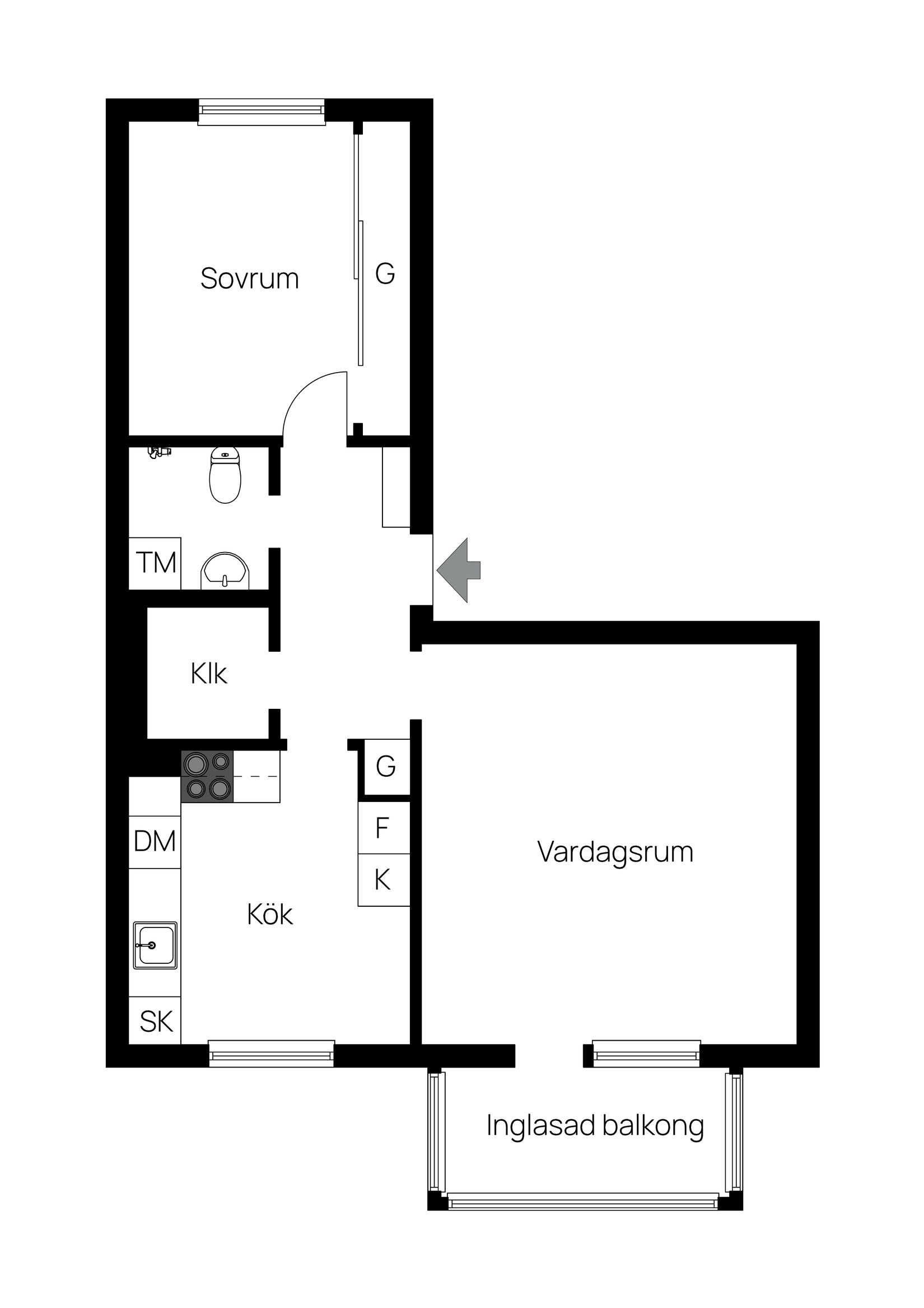 Bostadsrätt, Blomstergatan 16, Gideonsberg, Västerås