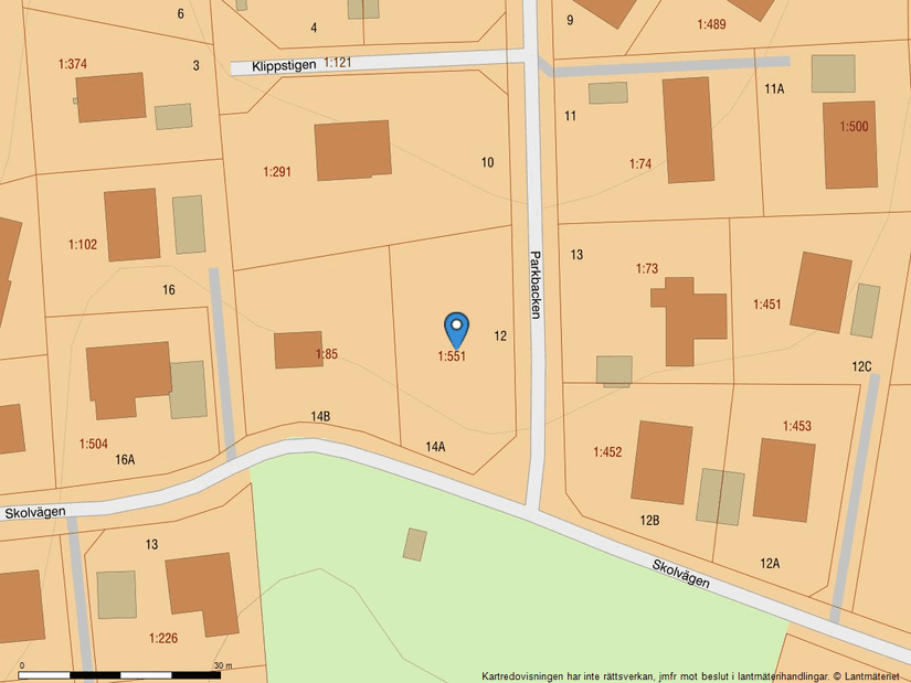 Tomt, Skolvägen 14A, Uttran, Botkyrka