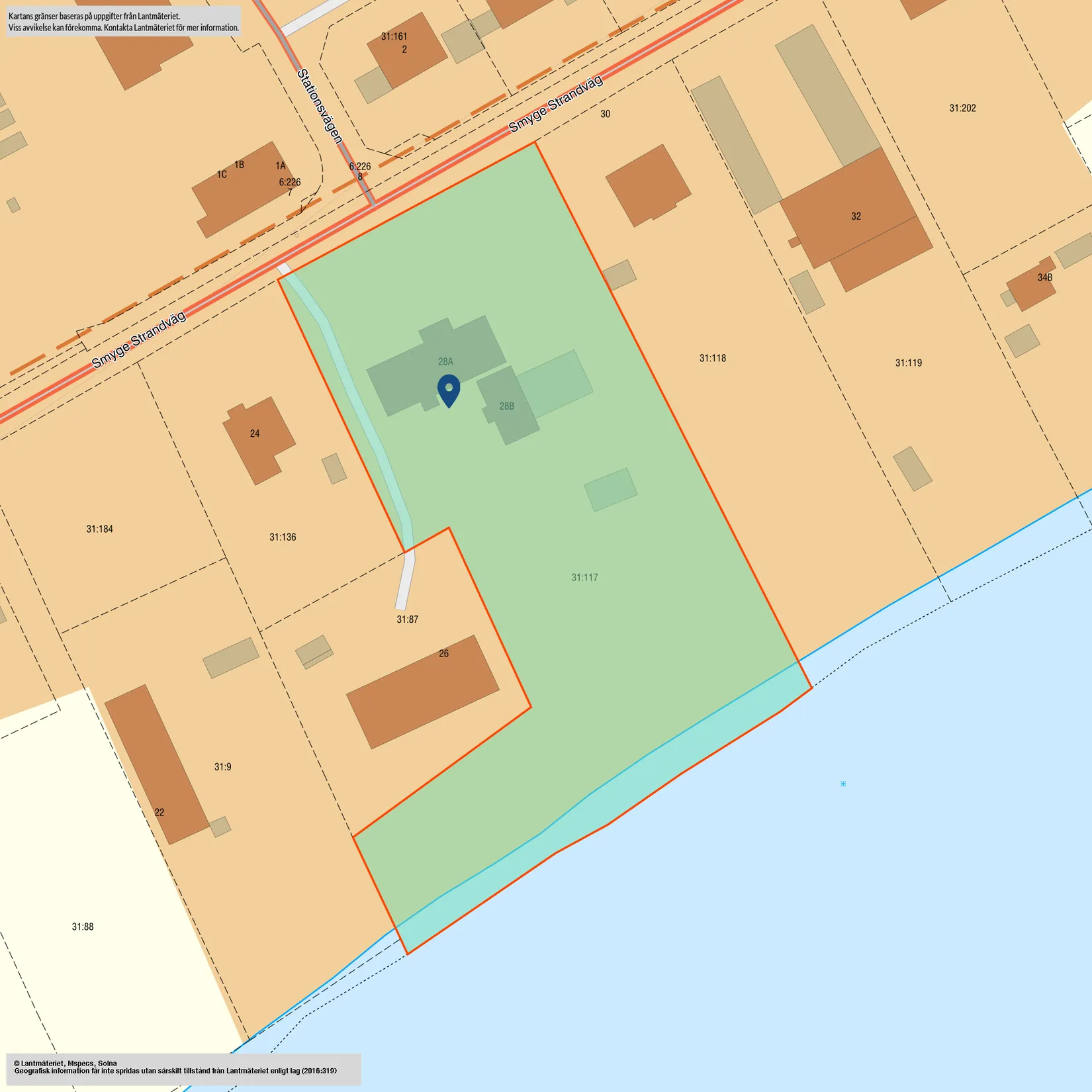 Villa, Smyge strandväg 28, Sydkusten/Smygehamn, Trelleborg