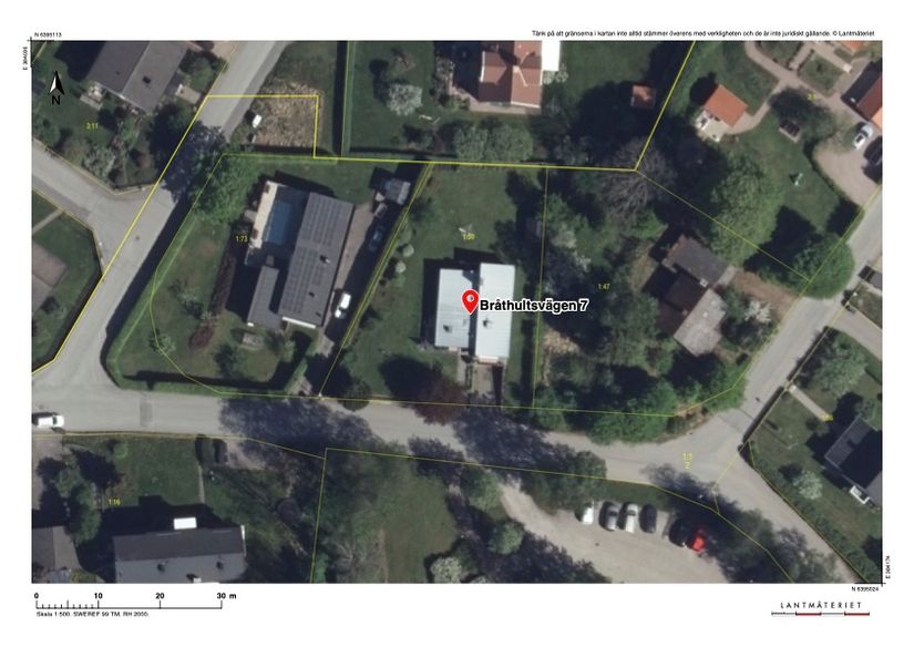 Villa, Bråthultsvägen 7, Målsryd, Borås