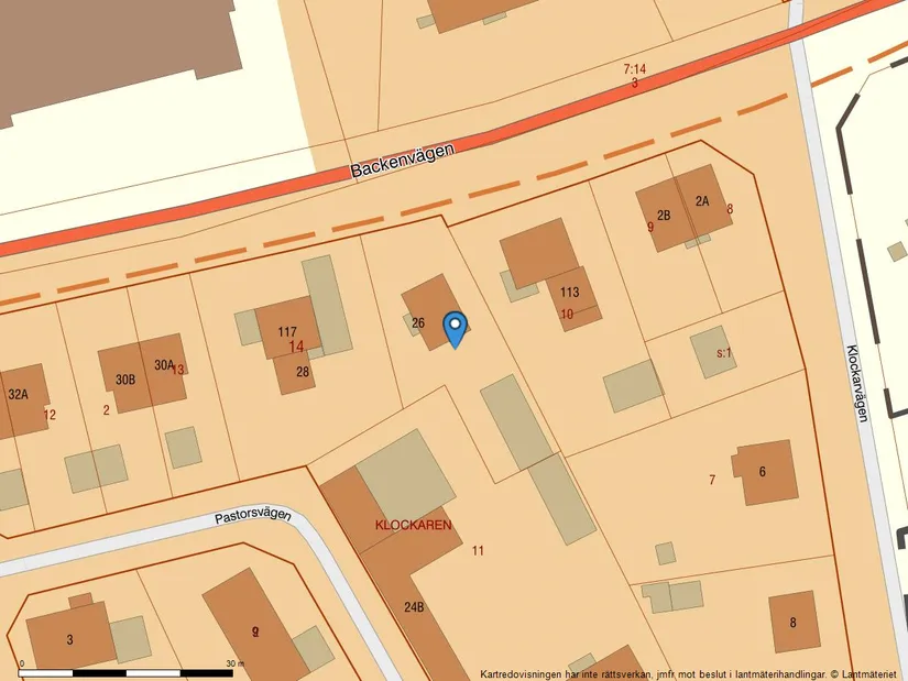 Villa, Pastorsvägen 26, Backen, Umeå