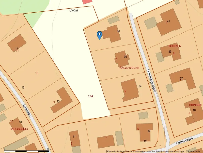 Villa, Skogsborgsvägen 38, Slottsbrinken, Strängnäs