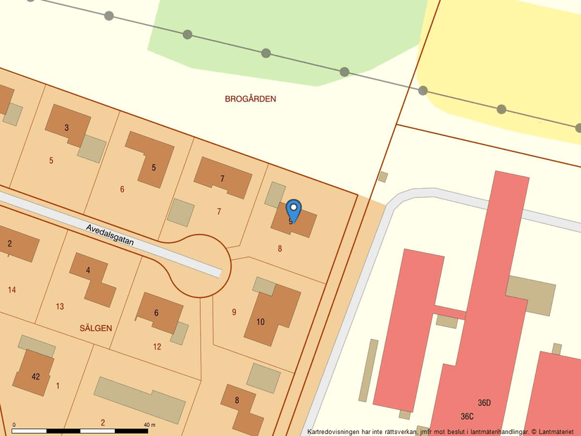 Villa, Avedalsgatan 9, Skara