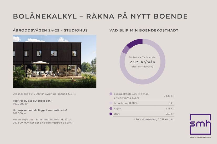 Bostadsrätt, Radhus, Åbroddsvägen 24, 24-25, Kummelnäs, Nacka