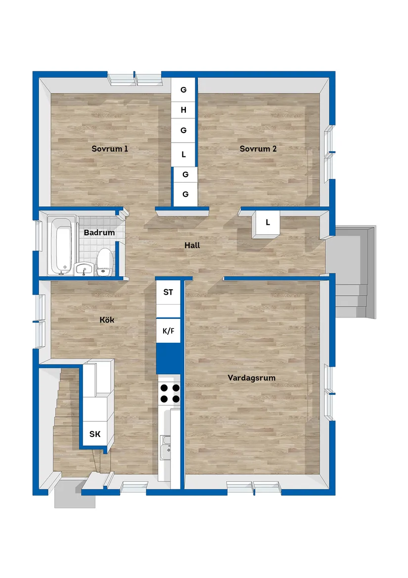 Villa, Lägernvägen 5, Rydsnäs, Ydre