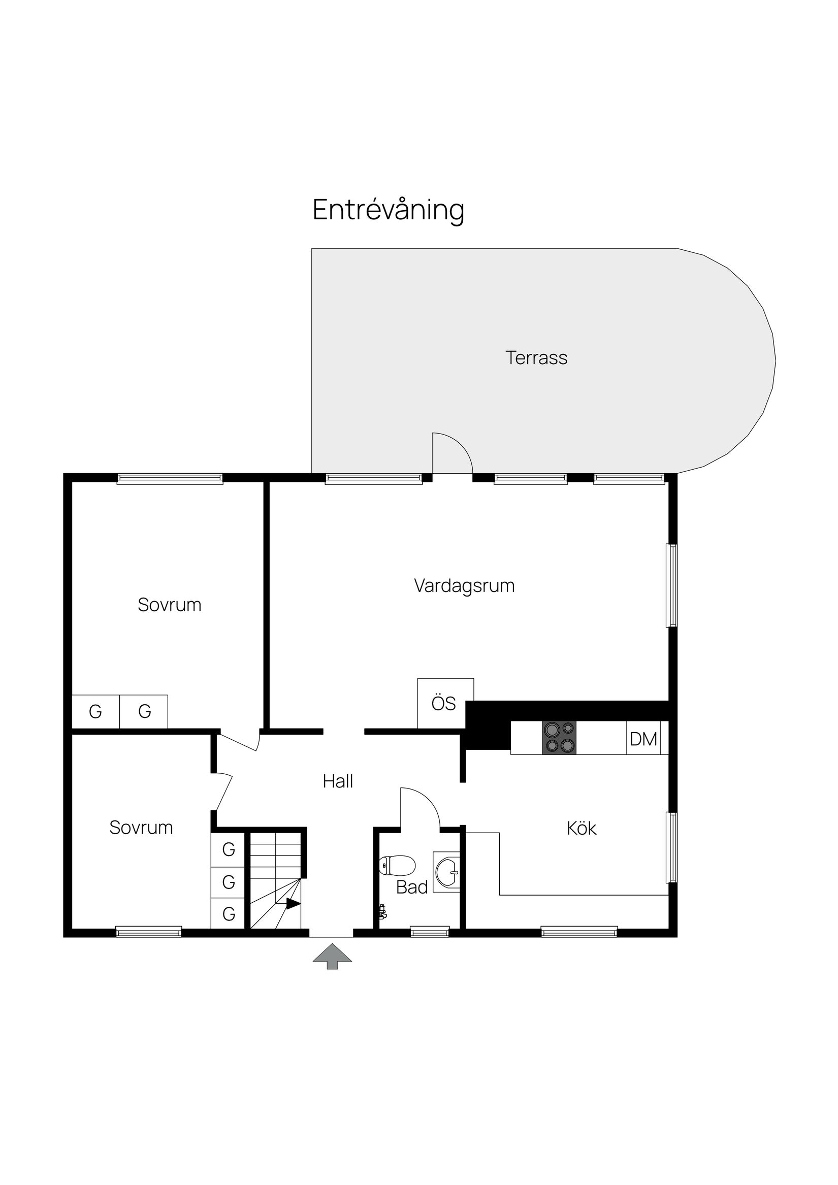 Villa, Hyltenäsvägen 8, Viskafors, Borås