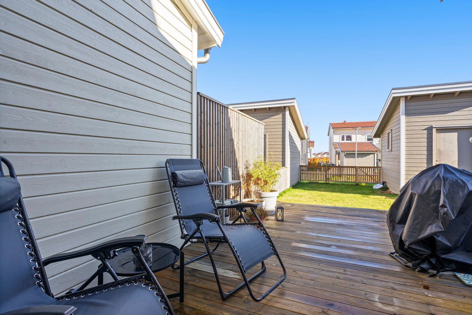 Radhus, Hägnadsgatan 53, Trädgårdsstaden, Skövde