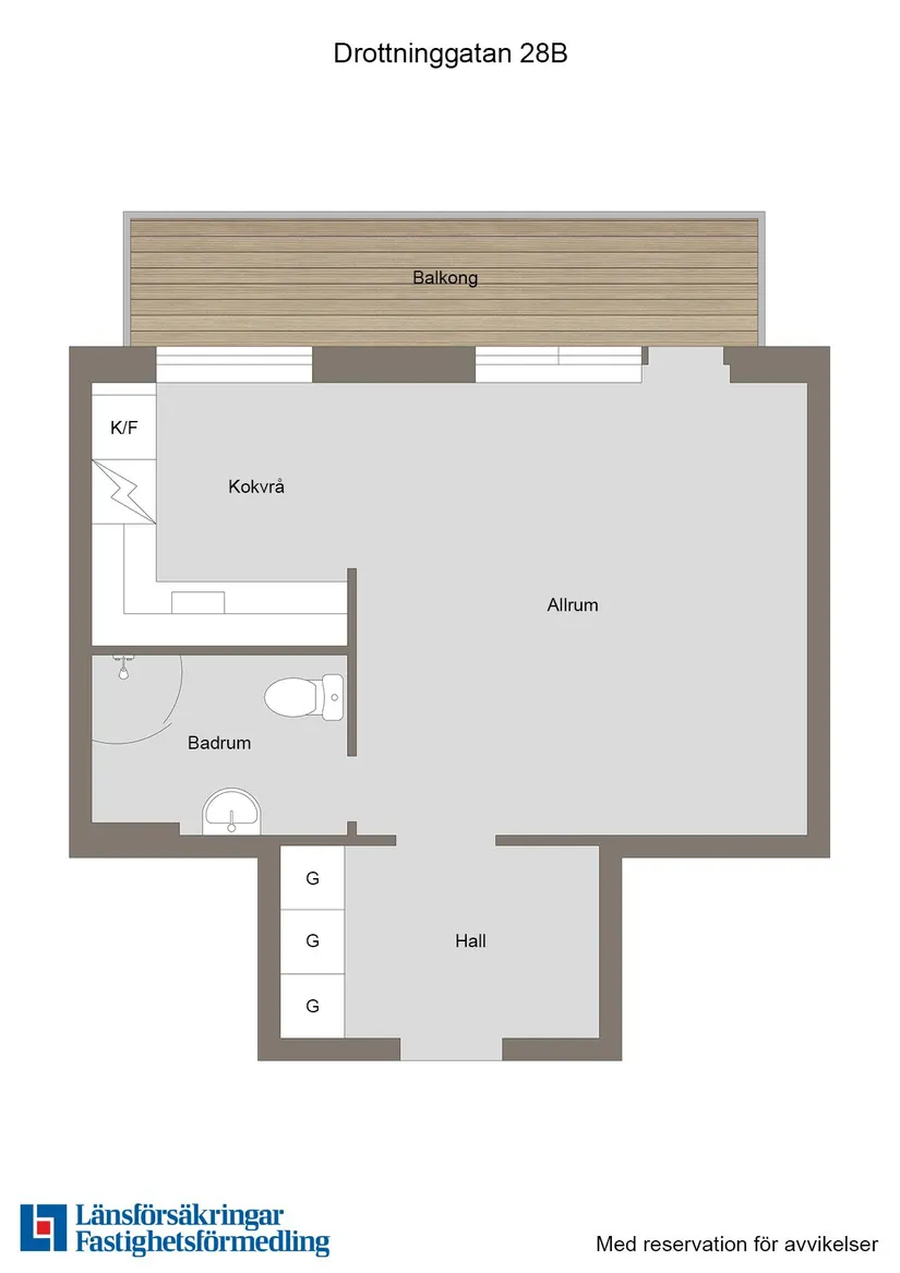 Bostadsrätt, Drottninggatan 28B, Enköping