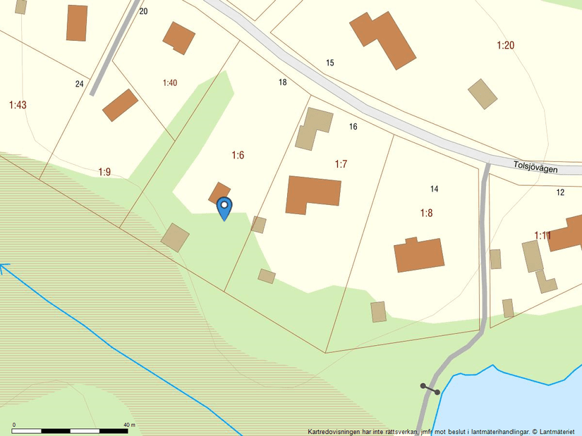 Tomt, Tolsjövägen 18, Tolsjöhult, Lerum