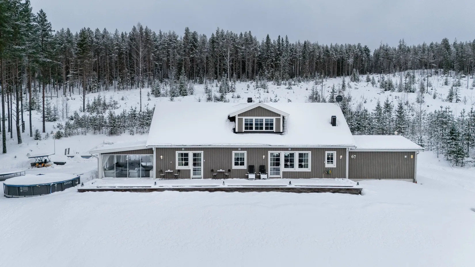 Villa, Hudiksvallsvägen 67, Ljusdal, Bäckänge, Ljusdal