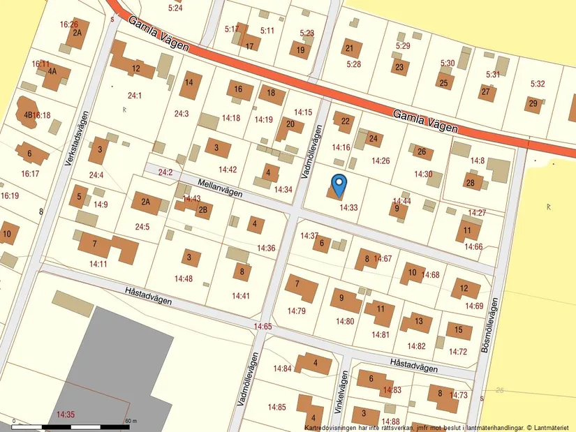 Villa, Vadmöllevägen 3, Lilla Harrie, Kävlinge