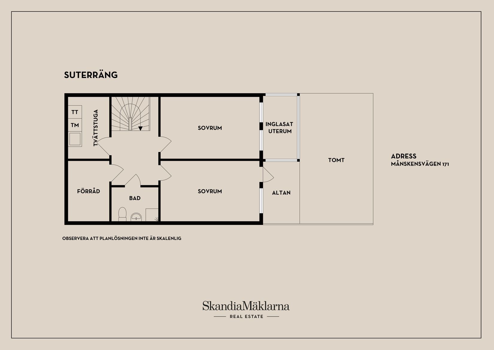 Radhus, Månskensvägen 171, Östra Tullingeberg, Botkyrka