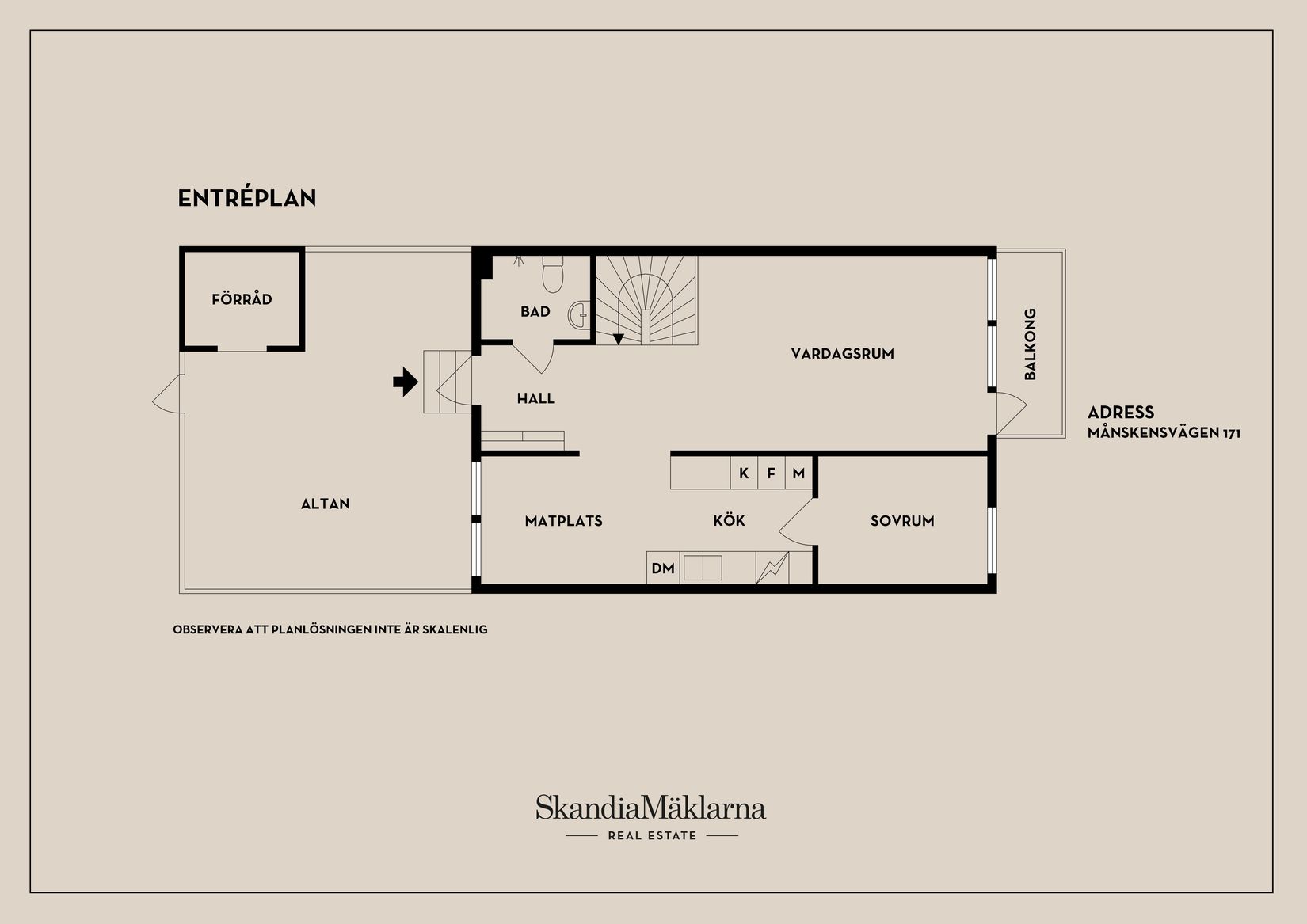 Radhus, Månskensvägen 171, Östra Tullingeberg, Botkyrka