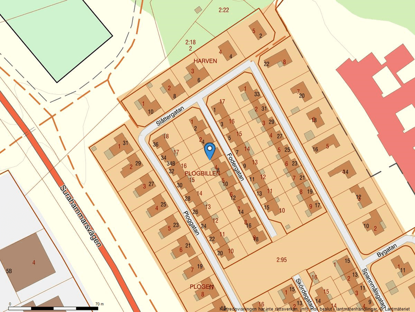 Villa, Radhus, Fodergatan 6, Hammarby, Västerås