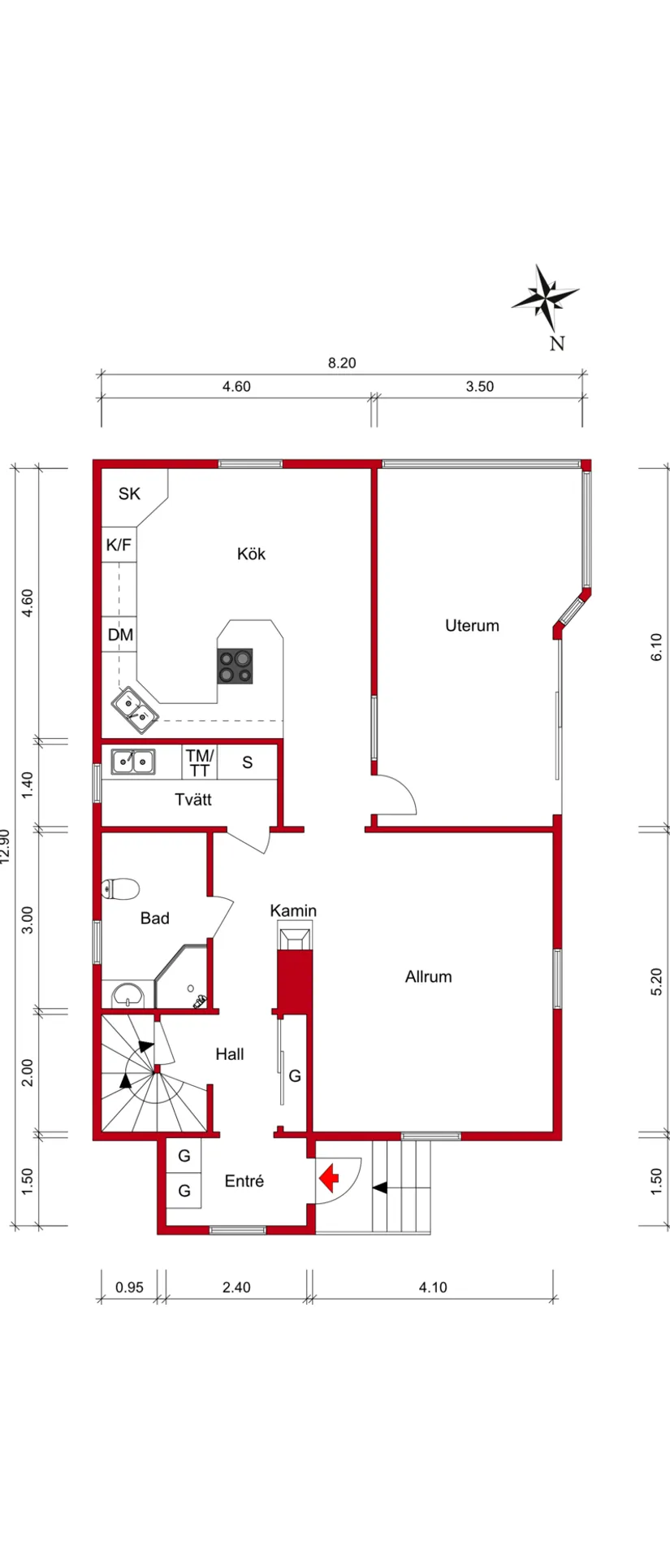 Villa, Östra Storgatan 72, Kvidinge, Åstorp