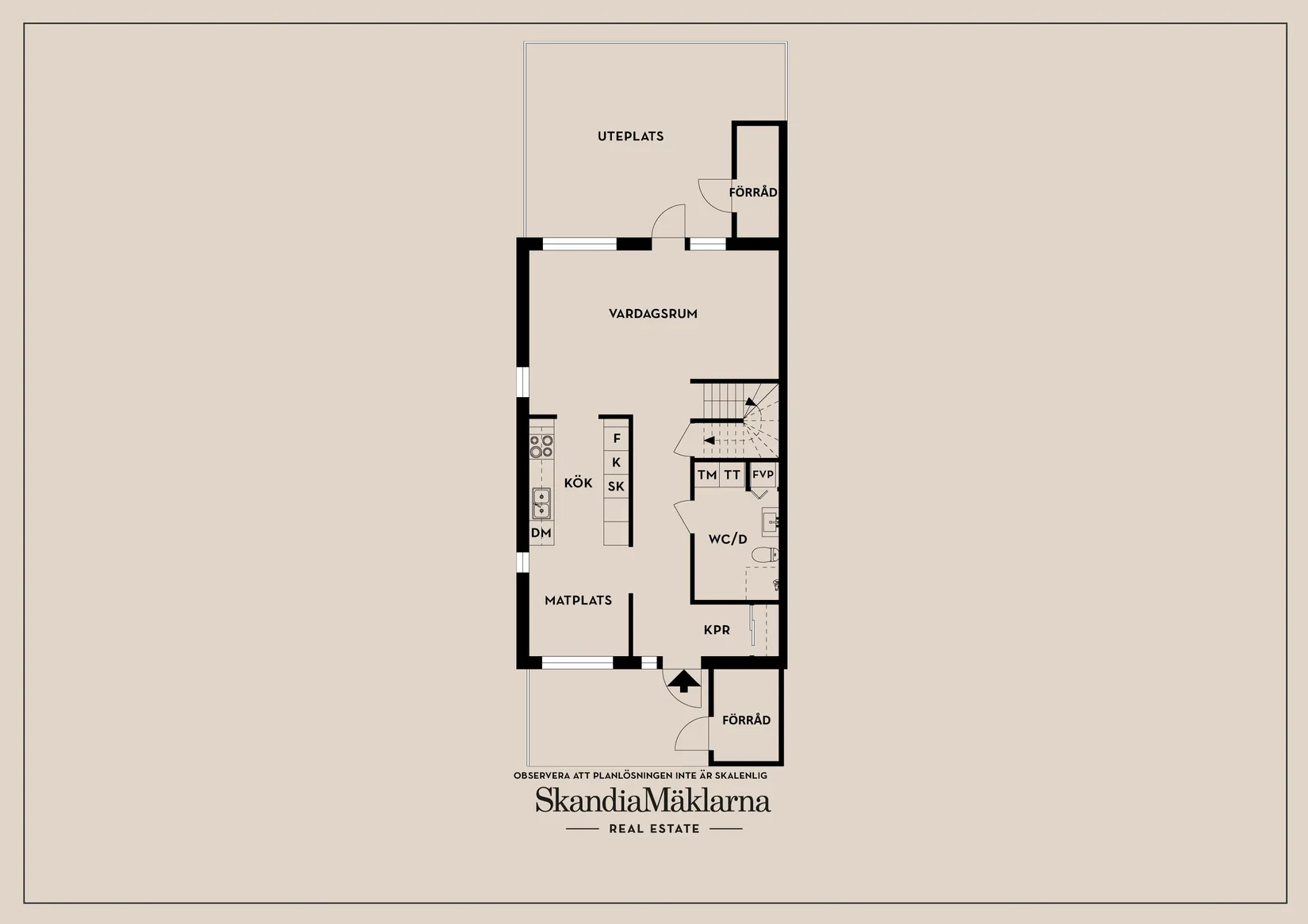 Radhus, Fänriksvägen 35, Barkarbystaden, Järfälla