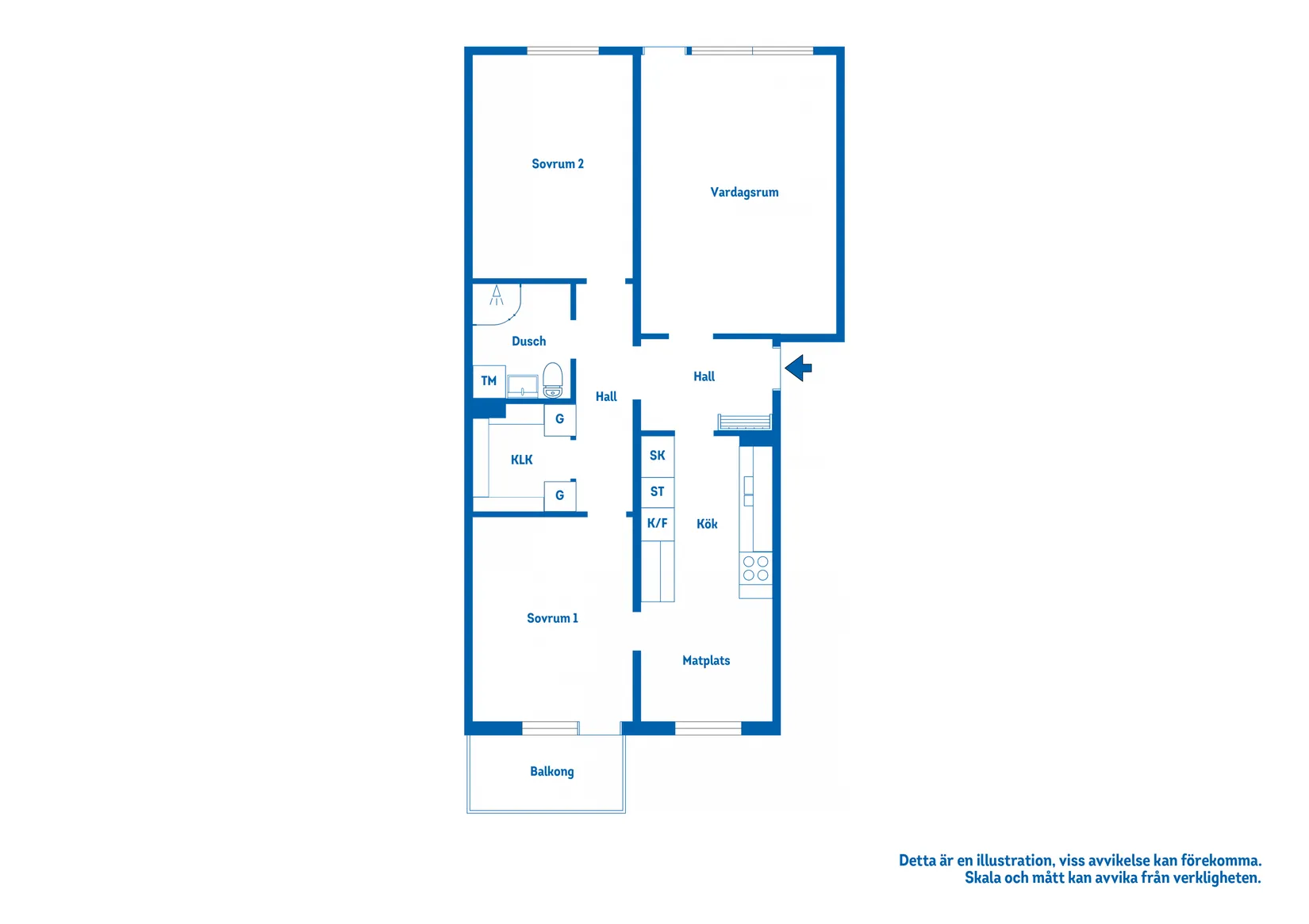Bostadsrätt, Storgatan 12B, Katrineholm Norr, Katrineholm