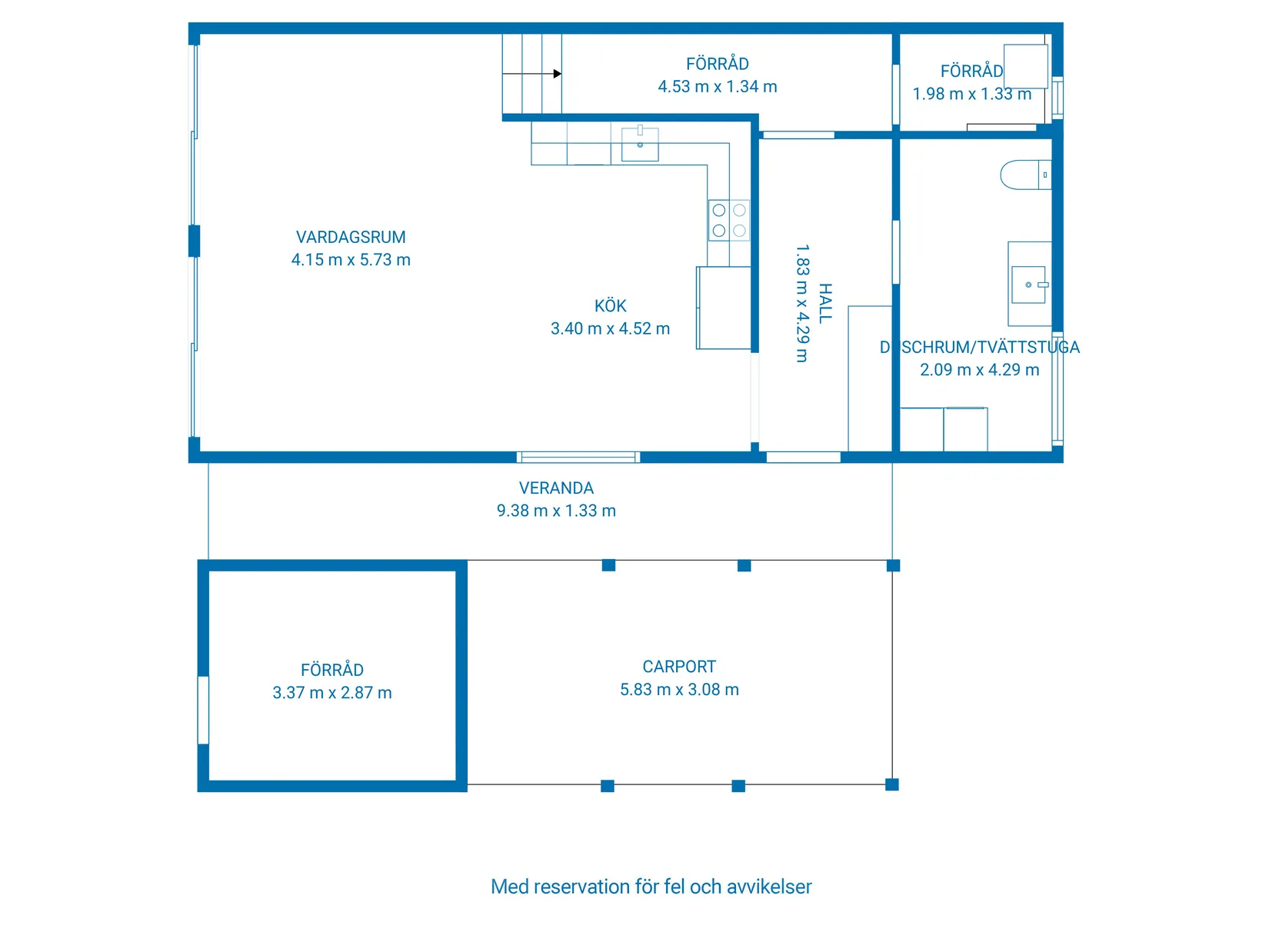 Villa, Radhus, Syréngatan 21A, Borenshult, Motala